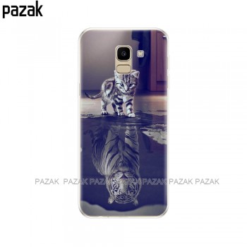 case FOR Coque Samsung Galaxy J6 2018 Case Cover EU J600 J600F SM-J600F Soft Silicone Phone Back sFor Samsung J6 2018 Case