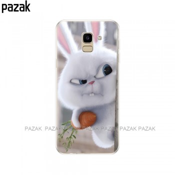 case FOR Coque Samsung Galaxy J6 2018 Case Cover EU J600 J600F SM-J600F Soft Silicone Phone Back sFor Samsung J6 2018 Case