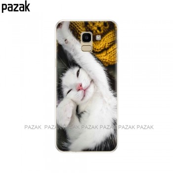 case FOR Coque Samsung Galaxy J6 2018 Case Cover EU J600 J600F SM-J600F Soft Silicone Phone Back sFor Samsung J6 2018 Case