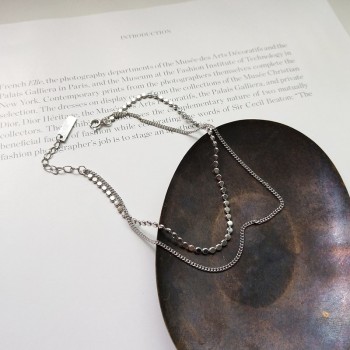 925 sterling silver flat bead double layer anklets fashion romantic shaped chain adjustable anklets for women summer jewelry