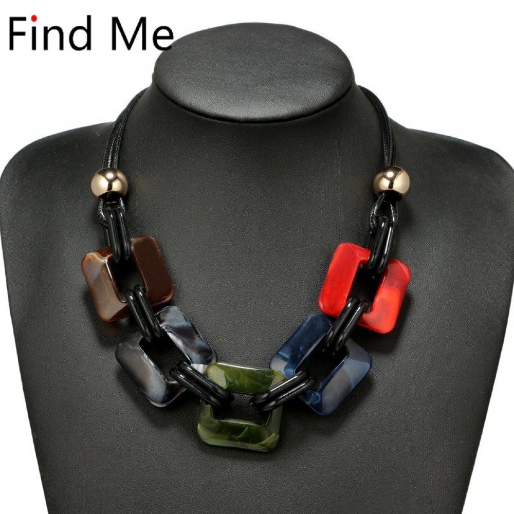 Find Me 2019 fashion power Leather cord statement necklace amp; pendants vintage weaving collar choker necklace for women Jewelry