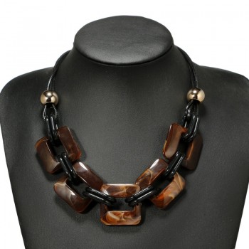 Find Me 2019 fashion power Leather cord statement necklace amp; pendants vintage weaving collar choker necklace for women Jewelry