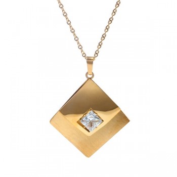 XUANHUA Stainless Steel Necklaces amp; Pendants Chain Necklace Women Jewelry Stone Collares Chocker Fashion Pendant Necklace