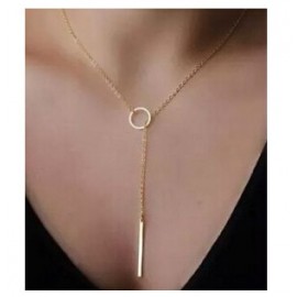 Necklace 2018 New Fashion Necklace Design Ladies Fashion Simple Simple Metal Round Necklace Wholesale Sales Heart Charms