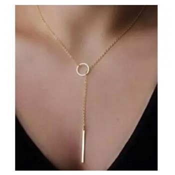 Necklace 2018 New Fashion Necklace Design Ladies Fashion Simple Simple Metal Round Necklace Wholesale Sales Heart Charms