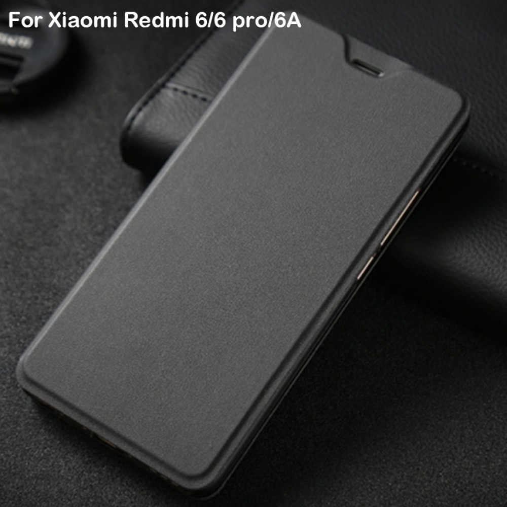 Xiaomi Redmi 6 Case Redmi 6 Pro Flip Cover leather Plastic Protective Case Capas Coque Apises Original Xiaomi Redmi 6A Case