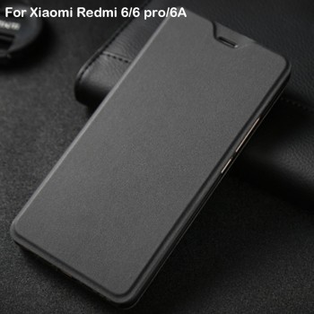 Xiaomi Redmi 6 Case Redmi 6 Pro Flip Cover leather Plastic Protective Case Capas Coque Apises Original Xiaomi Redmi 6A Case