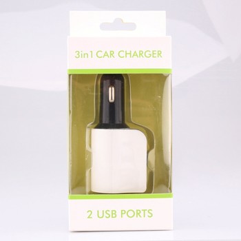 Powstro 2 USB Car Charger Digital Display Charging Lighter Slot for iPhone iPad Samsung Xiaomi Phone Adapter Car-charger