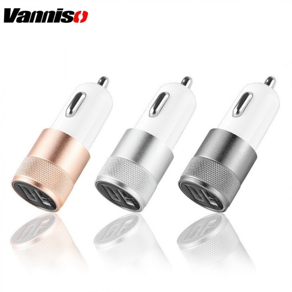 Car Universal Dual DC 3.1A 2-Port Universal Car usb Charger For iPhone 6 6s 7 X iPod Ipad for Samsung Xiaomi Huawei car adapter