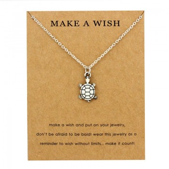 Starfish Conch Shell Ocean Waves Sea Turtle Fish Shark Pendants Necklaces Women Men Unisex Fashion Trendy Jewelry Beach Gift
