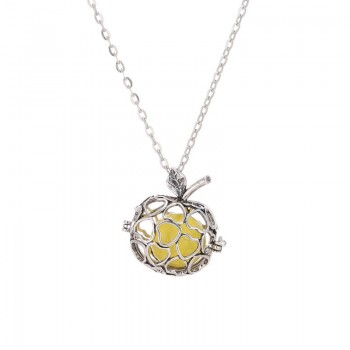 LU YING Mexico Bola Cage Pendant Angel ball new Caller Sounds 16mm Harmony Ball with Chain Necklace Jewelry Gift