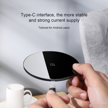 Baseus 10W Qi Wireless Charger For Huawei Mate 20 Pro Glass Fast Wirless Wireless Charging Pad For iPhone Xs Max Xs X Samsung S9