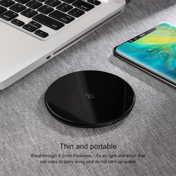 Baseus 10W Qi Wireless Charger For Huawei Mate 20 Pro Glass Fast Wirless Wireless Charging Pad For iPhone Xs Max Xs X Samsung S9