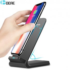 DCAE 10W Qi Wireless Charger For iPhone X XS Max 8 Plus Fast Charging Holder For Samsung S9 S8 Xiaomi mix 2s Phone Fast Charger