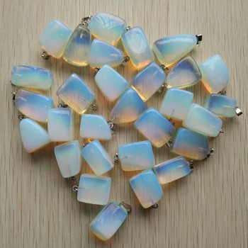 Wholesale 50pcs/lot 2017 hot selling trendy Assorted Natural stone Mixed Irregular shape pendants charms jewelry Free shipping