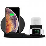 Fast Charging Qi Wireless Charger for Apple watch 1 2 3 4 For iPhone XS Max XR X 8 Plus For Samsung S9 S8 note 9 8 For AirPods