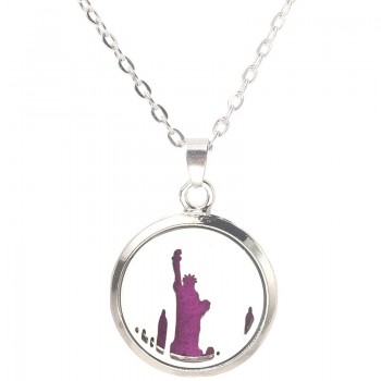 Tree of Life Stainless Steel Aroma Box Pendant Necklace Magnetic Aromatherapy Essential Oil Diffuser Box Locket Pendant Jewelry