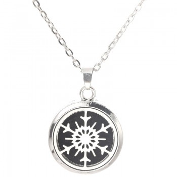 Tree of Life Stainless Steel Aroma Box Pendant Necklace Magnetic Aromatherapy Essential Oil Diffuser Box Locket Pendant Jewelry