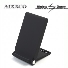 AIXXCO Qi Wireless Charger 3 Coils Folding Charging Stand For Samsung Galaxy S6 edge plus/Note5/S7/S7 edge/S8