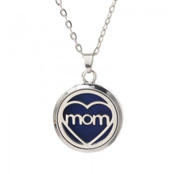 Tree of Life Aroma Diffuser Necklace Stainless steel magnet 18 styles Pendant Perfume Essential Oil Aromatherapy Locket Necklace