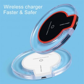 HereCase Wireless Charger Charging Induction Charger for Apple iPhone X 8 Plus for Samsung Galaxy S8 S8 Plus Note 8 S7 Edge