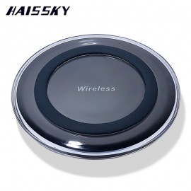 HAISSKY Mini Qi Wireless Charger USB Charge Pad For iPhone X XS Max 8 Plus Samsung S9 Plus Note 8 9 Xiaomi mi Mix 2s Doogee S60