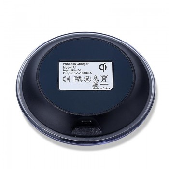 HAISSKY Mini Qi Wireless Charger USB Charge Pad For iPhone X XS Max 8 Plus Samsung S9 Plus Note 8 9 Xiaomi mi Mix 2s Doogee S60