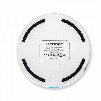 2018 New DOOGEE C2 wireless charger 10W output 5V/2A 9V/1.67A LED leather Portable charger of doogee bl9000