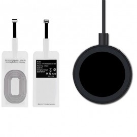Qi Wireless Charging Kit Charger Adapter Receptor Pad Coil Receiver For iPhone 5 5C SE 5S 6 6S 7 8 Plus