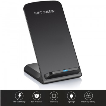 DCAE 10W Wireless Charger For Samsung Galaxy S9 S8 Note 9 8 Qi Wireless Charging Dock For iPhone X XS Max 8 Plus XR USB Charger