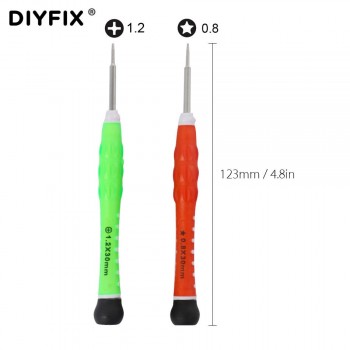 DIYFIX 10 in 1 Mobile Phone Screen Opening Pliers Pry Picks Crowbar Screwdriver Set for iPhone Repair Hand Tools Kits