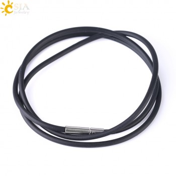 CSJA Natural Crystal Pillar Big Pendants Antique Copper Wire Wrapped Tree of Life Quartz Pendant for Necklace Leather Chain F554