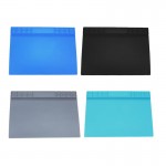 Alloet 1pcs 35*25cm Heat Insulation Pad Soldering Mat Silicone Maintenance Electronic Repair Desk Platform Pad