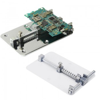 Alloet PCB Board Repair Fixture Holder Work Station Platform Support Clamp Steel PCB Board Soldering Repair Holder