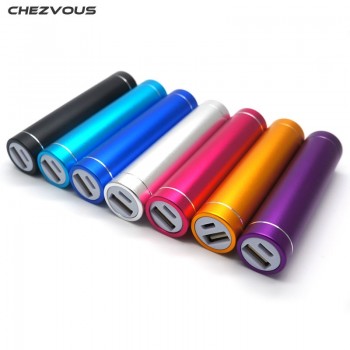 CHEZVOUS Multicolor Metal 18650 Power Bank Case DIY Kit Storage Case Box Free Welding 18650 Battery External DIY Kit Case Box