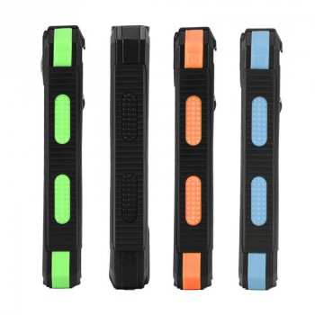 (No Battery)10000mAh Power Bank Case Outdoor Fast Charge Polymer Batteries Solar Power Bank Case DIY Kit with Compass Flashlight