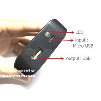 3X 18650 DIY Charging Box LED 5V 1.0A Power Bank Case Kit DIY Cell Box Portable External Battery Charger for Mobile Phone