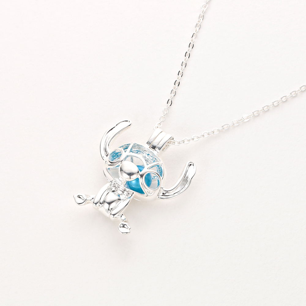 New Trendy Long Chain Silver Plated Circles Chocker Necklace Women Cute Lilo Stitch Jewelry Best Friends Necklace for Girls Gift