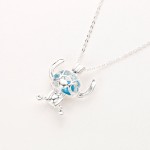 New Trendy Long Chain Silver Plated Circles Chocker Necklace Women Cute Lilo Stitch Jewelry Best Friends Necklace for Girls Gift