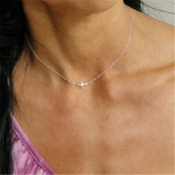 New Fashion cross Pendant Necklace Women gold necklace Holiday Beach Statement Jewelry Wholesale
