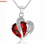 OTOKY Classy Heart Crystal Rhinestone Necklace Fashion Women Necklace Jewelry 1pc
