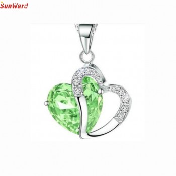 OTOKY Classy Heart Crystal Rhinestone Necklace Fashion Women Necklace Jewelry 1pc