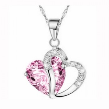 OTOKY Classy Heart Crystal Rhinestone Necklace Fashion Women Necklace Jewelry 1pc