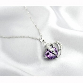OTOKY Classy Heart Crystal Rhinestone Necklace Fashion Women Necklace Jewelry 1pc