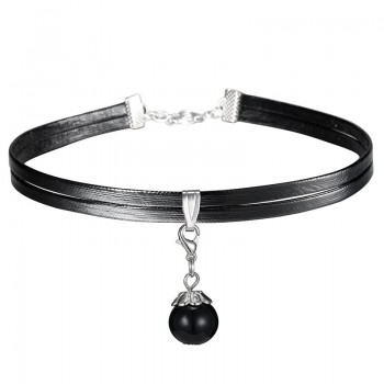 Handmade Velvet Lace Vintage Choker Necklace For Women Collar Torques Neck Jewelry Stretch Yin Yang Unicorn Charm Gothic Punk