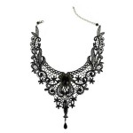 collier femme jewelry chocker statement necklace black lace women bijoux choker chunky fashion 2017 choker brand Luxury