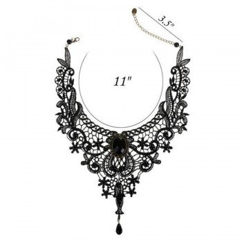 collier femme jewelry chocker statement necklace black lace women bijoux choker chunky fashion 2017 choker brand Luxury