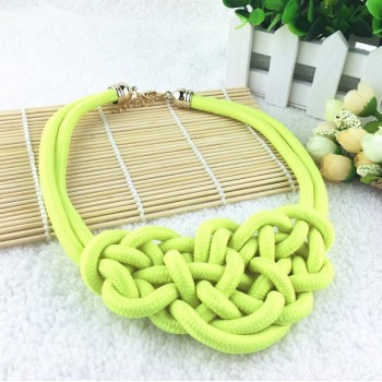 Hot Sale Cotton Choker Statement Necklace Collares Necklaces amp; Pendants Women Gift Kolye Fashion Jewelry