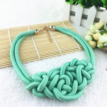Hot Sale Cotton Choker Statement Necklace Collares Necklaces amp; Pendants Women Gift Kolye Fashion Jewelry