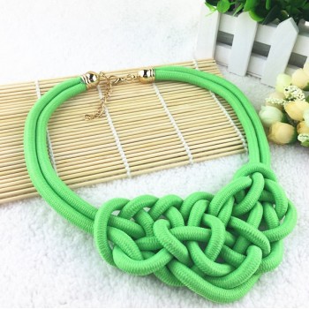 Hot Sale Cotton Choker Statement Necklace Collares Necklaces amp; Pendants Women Gift Kolye Fashion Jewelry
